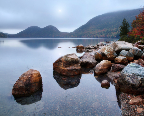 Jordan Pond, Acadia National Park (photo by Doug Lemke via Shutterstock)