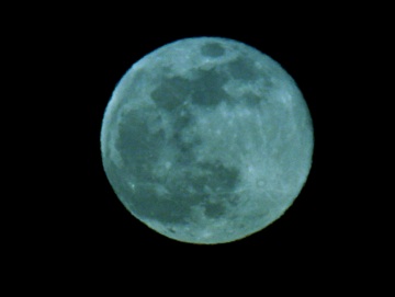 A Blue Moon (photo by Chuck Tague, retouched by Chuck himself)