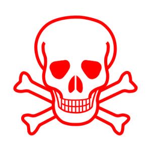 Hazard Symbol, poison warning (image from Wikipedia, in the public domain)