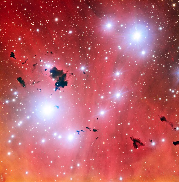 Stellar nursery IC 2944 as seen by ESO's Very Large Telescope (photo by ESO)