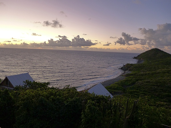 Dawn at Concordia, St. John, U.S. Virgin Islands (photo by Kate St. John)
