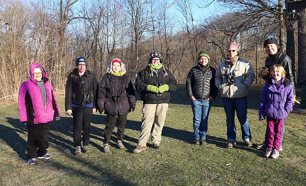 Participants in the Schenley Park Walk, 29 March 2015 (photo by Kate St. John)