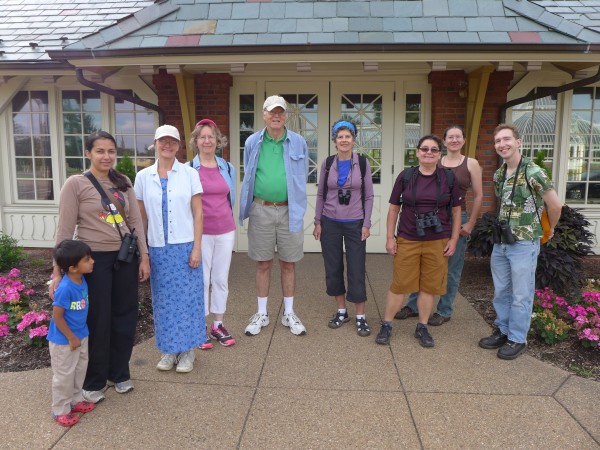 Participants on the Walk in Schenley Park, 23 August 2015 (photo by Kate St. John)