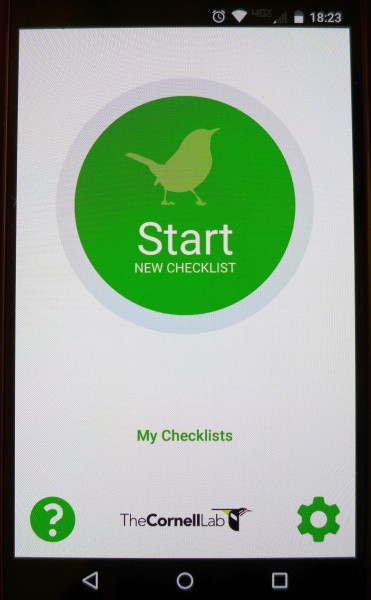 eBird Mobile for Android (photo by Kate St. John)