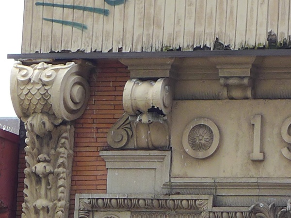 The perfect hole for kestrels, 1904 building (photo by Kate St. John)