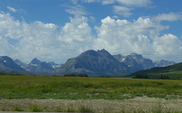 Clouds and mountains, Glacier National Park, 30 June 2016 (photo by Kate St. John)