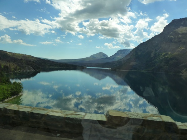 Saint Mary Lake seen from the west, 30 June 2016 (photo by Kate St. John)