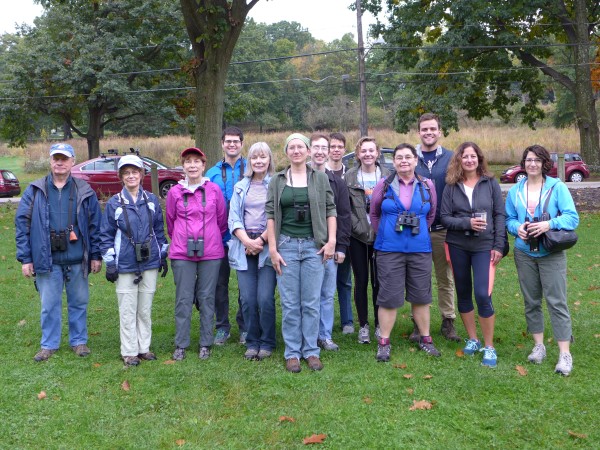 Participants in Schenley Park outing on 16 October 2016 (photo by Kate St. John)
