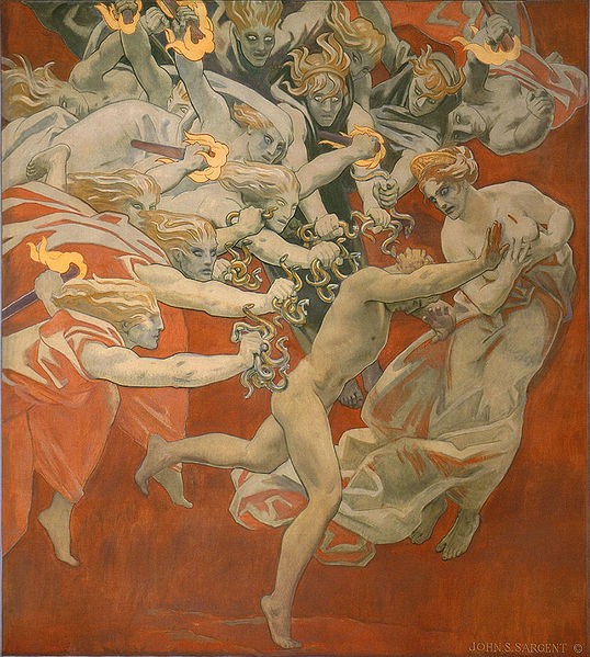 Orestes Pursued by the Furies by John Singer Sargent (reproduction from Wikimedia Commons)