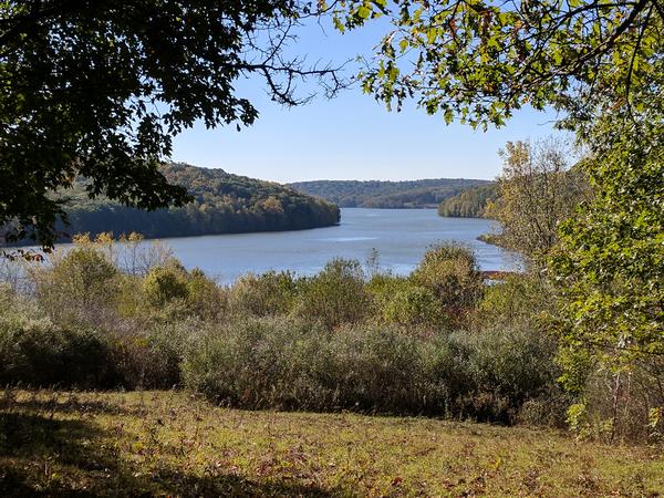 Lake Arthur at Moraine State Park, 17 October 2017 (photo by Kate St. John)