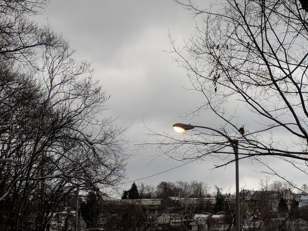 Overcast sky in Pittsburgh, 12 Dec 2017, 11:30am (photo by Kate St. John)