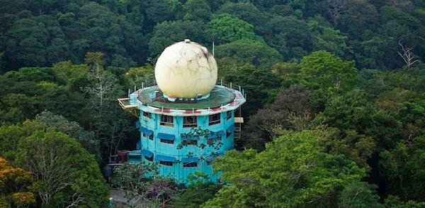 The Canopy Tower, Panama (photo from the Canopy Tower website)
