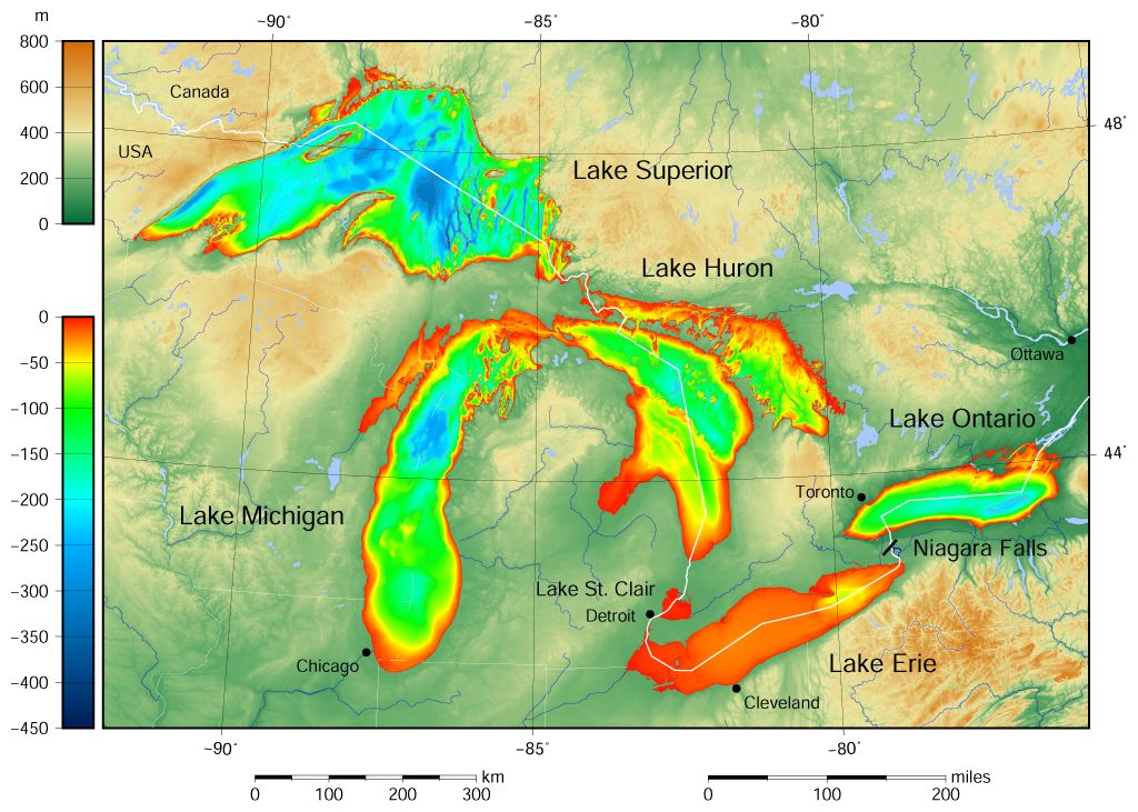 Lesser Lake Depth Chart